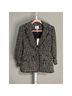 Cinq à Sept 100% Polyester Tweed Black Multi Color Blazer Size 0X - photo 15