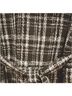 J. McLaughlin 100% Polyester Tweed Black White Jumpsuit Size 10 - photo 7
