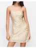 Cider Solid Gold Cocktail Dress Size L - photo 7