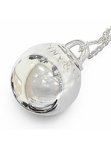 Tiffany & Co. TIFFANY&Co. Tiffany HardWear Ball Pendant Necklace, AG925, 19mm diameter, 14.8g weight, with box and dust bag, for women. (view 1)