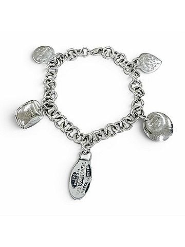 Tiffany & Co. TIFFANY&Co. Tiffany Return to Multi-Tag 925 Bracelet, Rare, Silver, Weight 35.10g, Women's/Men's (view 1)