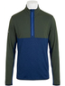 abacus Solid Green Erne Midlayer Top in Forest Size XL - photo 1