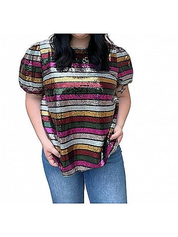 Fate City Lights Blouse in Multicolor (view 2)
