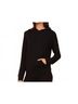 Monrow Solid Black Kangaroo Pullover Hoodie in Black Size S - photo 2