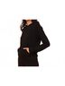 Monrow Solid Black Kangaroo Pullover Hoodie in Black Size S - photo 4