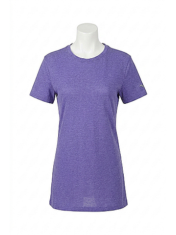 Mizuno Women's Standard Infinity Tee in Deep Blue (view 1)