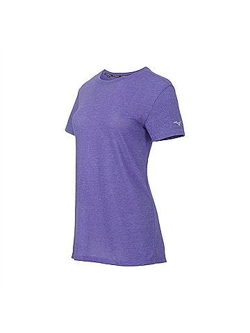 Mizuno Women's Standard Infinity Tee in Deep Blue (view 2)