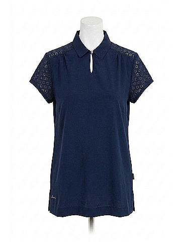 abacus Manga Cupsleeve Polo in Navy (view 1)