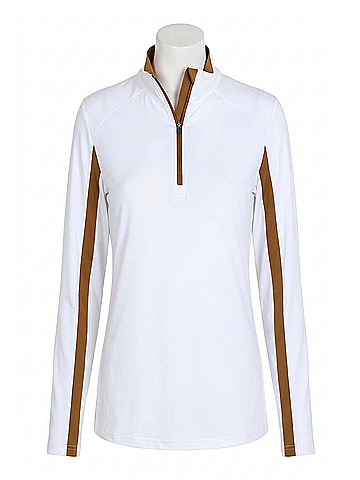 abacus Aloha Uv Longsleeve Pullover in Cognac (view 1)