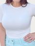 Mittoshop Plaid White Back To Basics Bodysuit in Ivory Size XL - photo 3