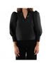 Emily McCarthy Solid Black Hampton Top in Midnight Size M - photo 2