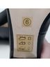 Sole Society 100% Leather Black Heels Size 6 - photo 8