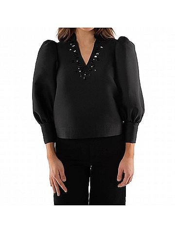 Emily McCarthy Hampton Top in Midnight (view 2)