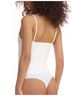 Commando Solid White Faux Leather Cami Bodysuit in White Size XL - photo 3