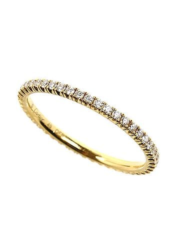 Cartier CARTIER Cartier 18K Yellow Gold Etincelle de Full Eternity Ring B4212049 Diamond 49 1.2g Women's (view 1)