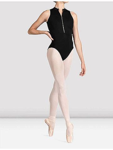 Bloch Mirella Miami Zip Front Leotard in Black (view 2)