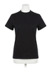 Monrow Solid Black Women's Basic Top in Black Size L - photo 1