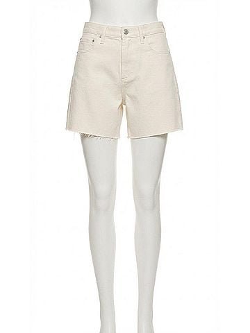 Z Supply Porter Denim Short in White (view 1)