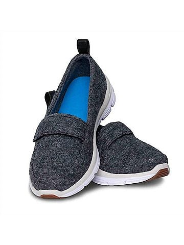 Comfort Women's Autumn Slip On Shoes in Grey (view 2)