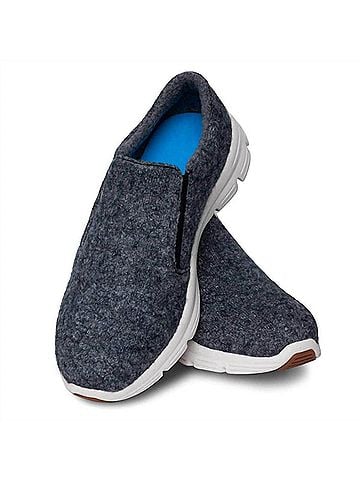Comfort Women Meadow Wool Slip On Shoes in Gray (view 2)