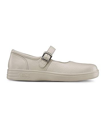 Comfort Women's Merry Jane Dress Shoe in Beige (view 1)