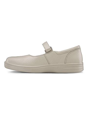 Comfort Women's Merry Jane Dress Shoe in Beige (view 2)