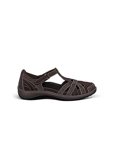Orthofeet Women's Juno Orthopedic Shoes in Chocolate (view 1)