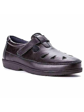 Propet Women's Lady Bug Walking Shoes in Black (view 1)