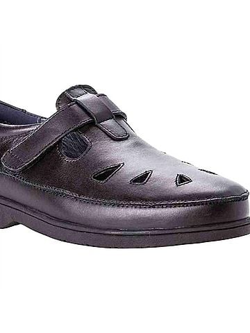 Propet Women's Lady Bug Walking Shoes in Black (view 2)
