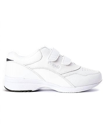 Propet Women's Tour Walker Strap Shoes in White (view 2)