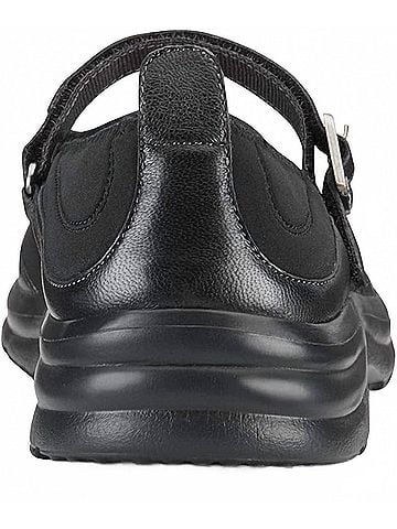 Comfort Women's Flute Lycra Diabetic Mary Jane Shoes in Black (view 2)