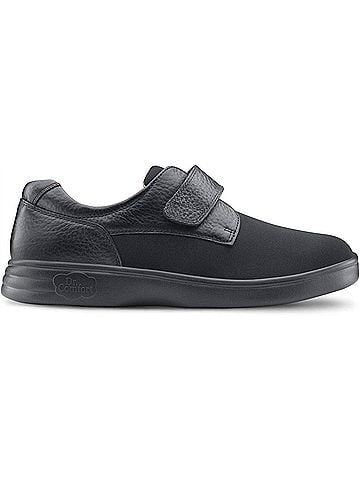 Comfort Women's Annie X Diabetic Therapeutic Walking Shoes in Black (view 1)