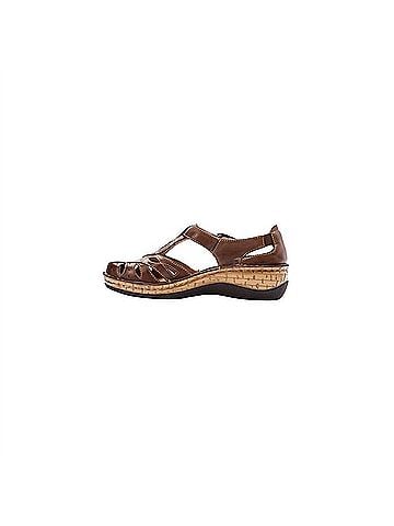Propet Women's Jenna Fisherman Sandal in Brown (view 2)