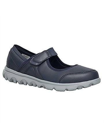 Propet Women's Onalee Mary Jane Shoes in Navy (view 2)