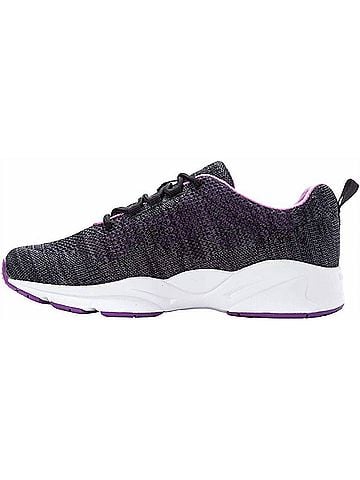 Propet Women's Stability Fly Sneaker in Black/Berry (view 2)