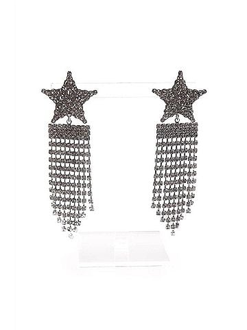 For Love & Lemons Women's Mirabelle Earrings in Silver (view 1)