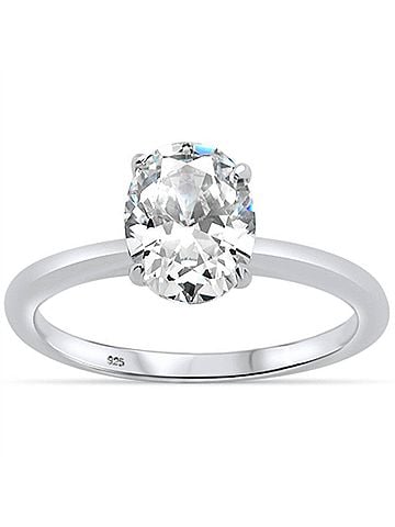 Starlette Women's Celeste Engagement Ring in Silver (view 1)