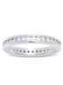 Starlette Solid Silver Toned Women's Charlotte Stackable Ring in Silver Size 7 - photo 1