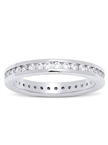 Starlette Women's Charlotte Stackable Ring in Silver (view 1)