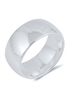Starlette Solid Silver Toned Women's Elizabeth Ring in Silver Size 8 - photo 1