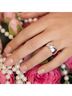 Starlette Solid Silver Toned Women's Elizabeth Ring in Silver Size 8 - photo 2