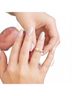 Starlette Solid Silver Toned Women's Harper Statement Ring in Silver With Pearls Size 5 - photo 2
