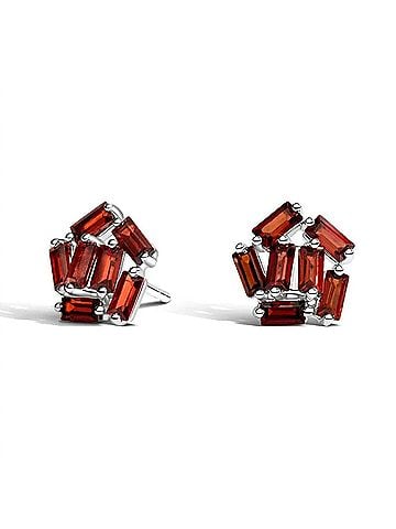 Starlette Women's Little Sizzle Stud Earrings in Red (view 1)