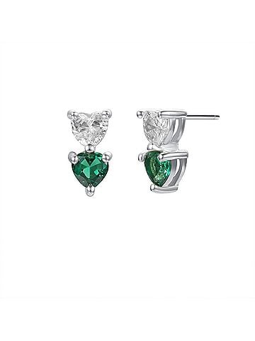 Starlette Women's Lucky Earrings in Silver (view 1)