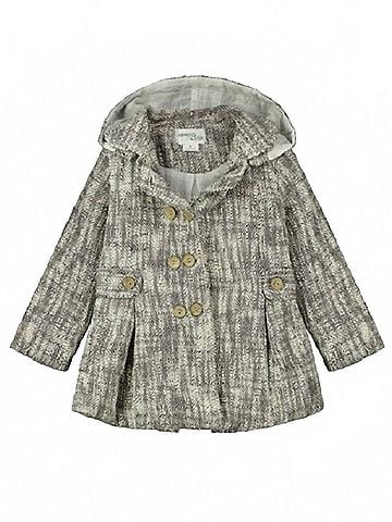 Poppet & Fox Duffle Coat 5 Mo in Chunky Charcoal (view 1)