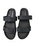 L Space 100% Leather Black Sandals Size 9 - photo 3