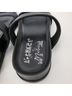 L Space 100% Leather Black Sandals Size 9 - photo 9