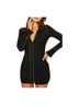 pretty garbage 100% Polyester Black Cocktail Dress Size L - photo 1