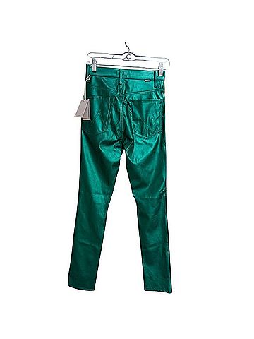 Mother High Waisted Rail Skimp Faux Leather Pants (view 2)