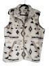 The North Face Aztec Or Tribal Print White Black Brown Vest Size XL - photo 1